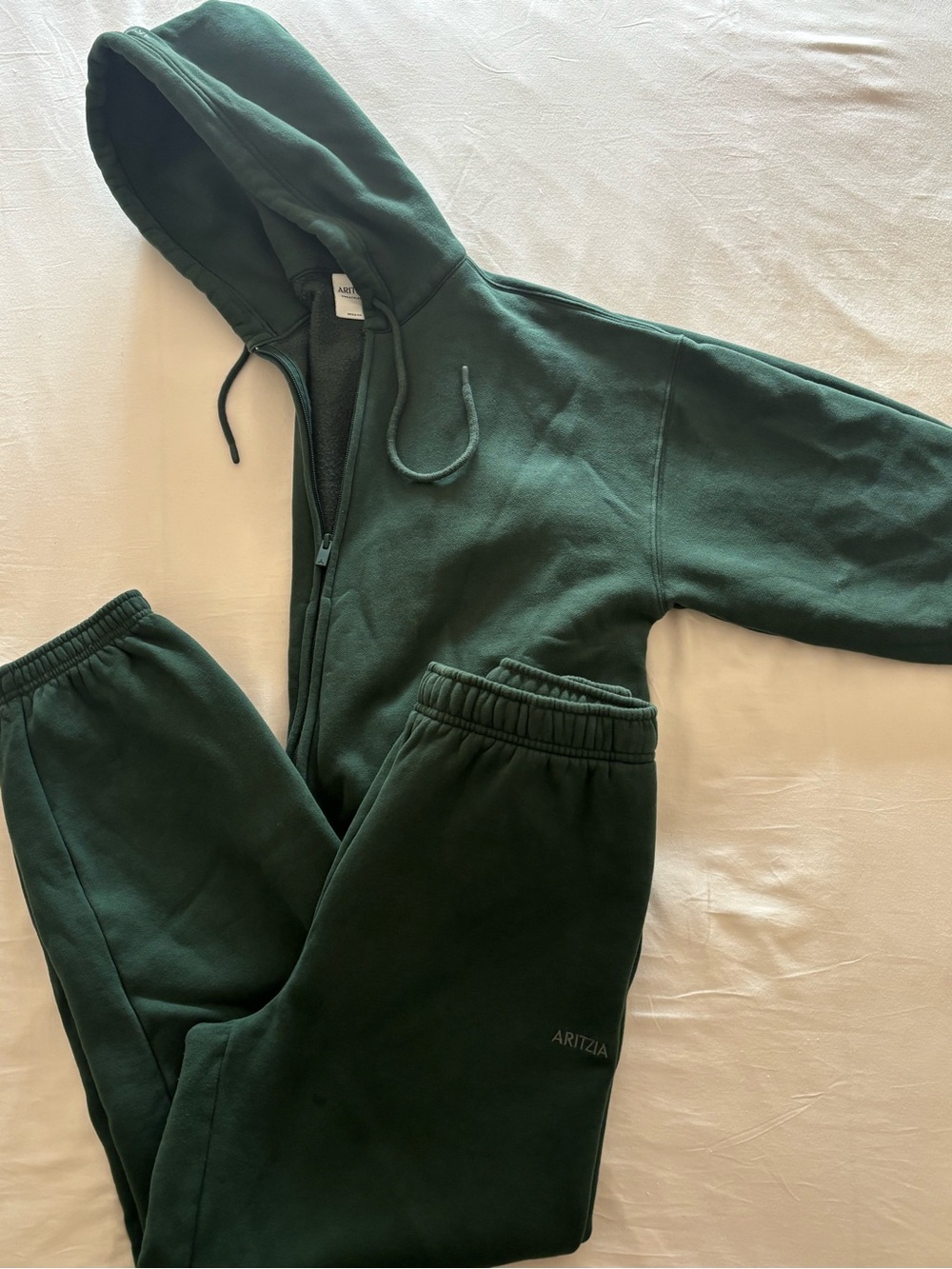 Aritzia Deep Forest Green Tracksuit